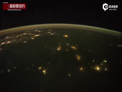 壮观！从国际空间站俯瞰闪电划过地球夜空