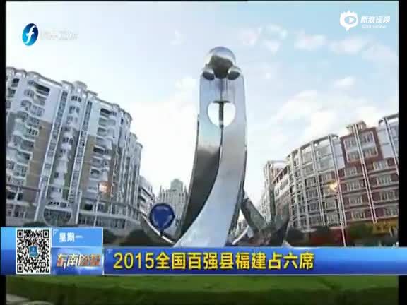 2015全国百强县福建占六席
