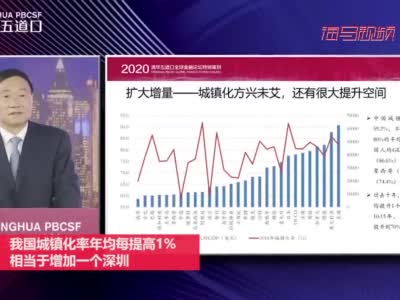肖钢：我国城镇化率年均每提高1% 相当于增加1个深圳