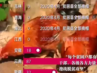 1分钟视频回顾：22个省区市贫困县清零时间线